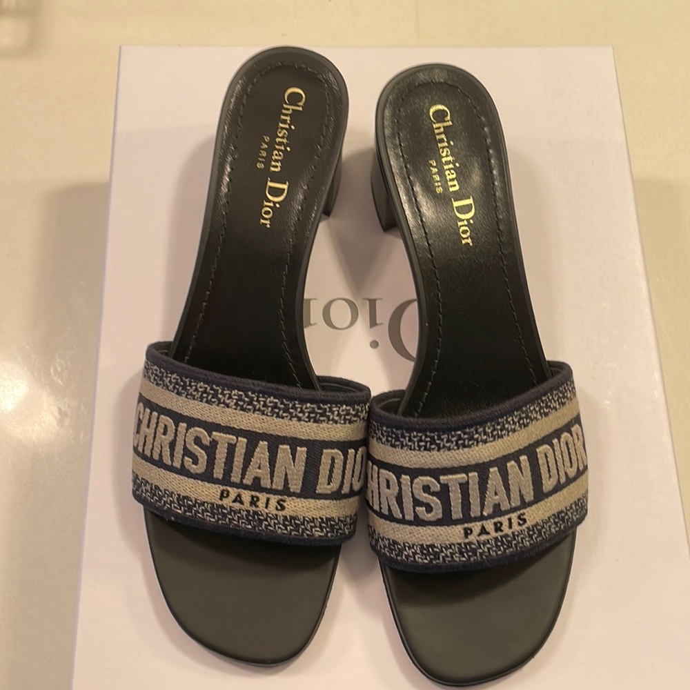 Dior DWAY HEELED SLIDE